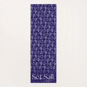 Hand-drawn Seashell Patterned Yoga Mat ヨガマット (裏面)