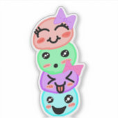 Hand-drawn, Sibling Joy, Emotion Stack, Kids Art,  シール (正面)