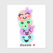 Hand-drawn, Sibling Joy, Emotion Stack, Kids Art,  シール (シート)