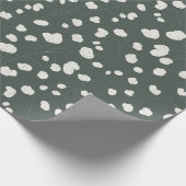 Hand Drawn Silver Dollar Lunaria Pattern Custom ラッピングペーパー (角)