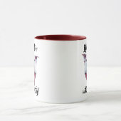 Hand Drawn Staffordshire Bull Terrier Mug マグカップ (中央)