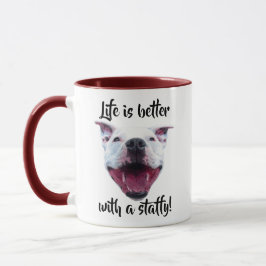 Hand Drawn Staffordshire Bull Terrier Mug マグカップ