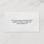 Hand Drawn Teapot and Cup | Tea Leaves 名刺 (裏面)