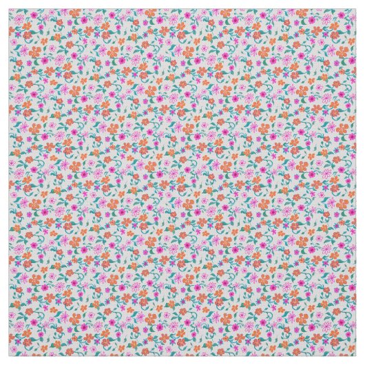 Hand Drawn Tiny Floral Pattern ファブリック (見本)