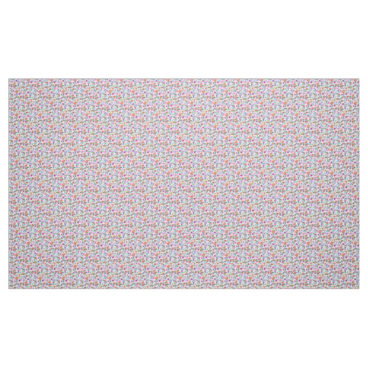 Hand Drawn Tiny Floral Pattern ファブリック (ファットクウォーター)