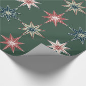 Hand Drawn Twinkle Stars - Holiday Wrapping Paper ラッピングペーパー (角)