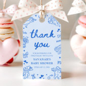 Hand Drawn Valentine Little Sweetheart Baby Shower ギフトタグ