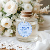 Hand Drawn Valentine Little Sweetheart Baby Shower フェイバータグ