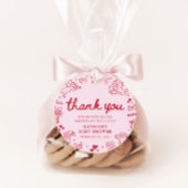 Hand Drawn Valentine Little Sweetheart Baby Shower フェイバータグ