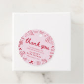 Hand Drawn Valentine Little Sweetheat Baby Shower フェイバータグ (インサイチュ)