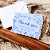 Hand Drawn Valentine Sweetheart Thank you card 招待状