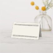 Hand Drawn Vintage Name Wedding プレイスカード (正面)