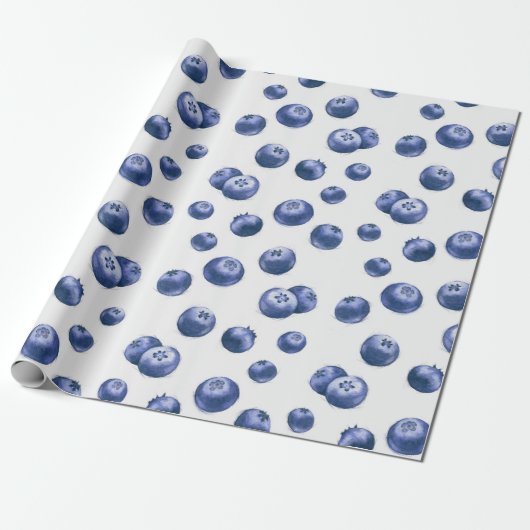 Hand drawn watercolor seamless repeated pattern wi ラッピングペーパー (アンロールド)