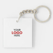 Hand Drawn Watercolor World Autism Awareness Day キーホルダー (裏面)