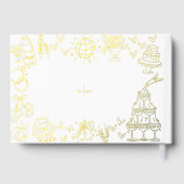 Hand Drawn Wedding ゲストブック (裏面)