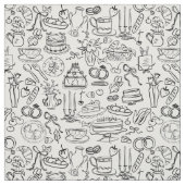 hand drawn wedding marriage vegan vegetarian ファブリック (見本)