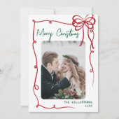 Hand Drawn Whimsical Christmas シーズンカード (正面)