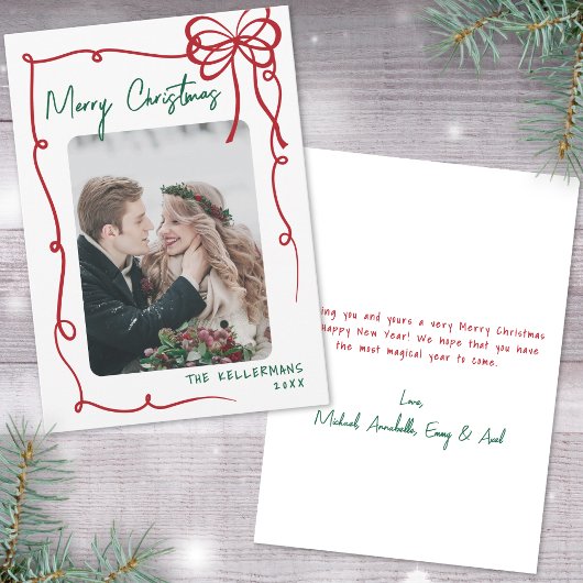 Hand Drawn Whimsical Christmas シーズンカード