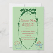 Hand Drawn Whimsical Christmas 招待状 (正面)