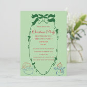 Hand Drawn Whimsical Christmas 招待状 (スタンド正面)