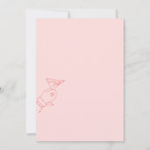 Hand Drawn Whimsical Friendsmas Christmas Party 招待状 (裏面)