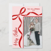 Hand Drawn Whimsical Merry Christmas シーズンカード (正面)