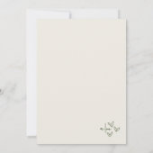 Hand Drawn Whimsical Retro Wedding 招待状 (裏面)