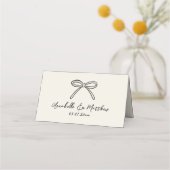 Hand Drawn Whimsical Wedding プレイスカード (裏面)