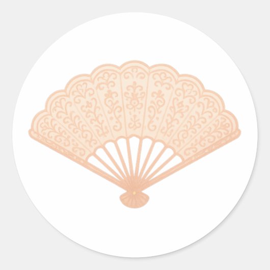 Hand fan ラウンドシール (正面)