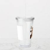 Hand holding a piece of Valentine's chocolate アクリルタンブラー (右)