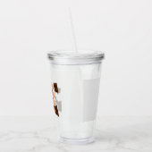 Hand holding a piece of Valentine's chocolate アクリルタンブラー (左)