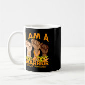 Hand I am A Warrior RSD CRPS認識度ひまわり コーヒーマグカップ (左)
