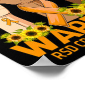 Hand I am A Warrior RSD CRPS認識度ひまわり ポスター (角)