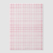 Hand illustrated Spanish rose plaid Vellum  ベラム紙招待状 (正面)
