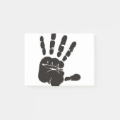 Hand Impression黒 ポストイット (正面)