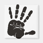 Hand Impression黒 マグネット (正面)