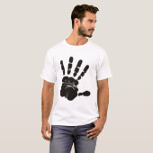 Hand Impression黒 Tシャツ (正面フル)