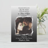 Hand in Hand, Heart to Heart | Photo Wedding 招待状 (スタンド正面)