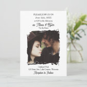 Hand in Hand, Heart to Heart | Photo Wedding 招待状 (スタンド正面)