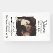 Hand in Hand, Heart to Heart | Photo Wedding 横断幕 (横)