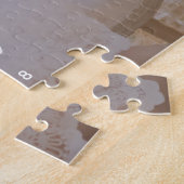 Hand-Letteredの写真結婚ありがとうBridemaid ジグソーパズル (側面)