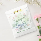 Hand-Lettered Happy Easter Watercolor フェイバーバッグ (封をした状態)