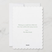 Hand-Lettered Happy Easter Watercolor Greeting シーズンカード (裏面)