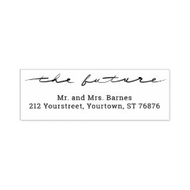 Hand Lettered Script Wedding セルフインキングスタンプ