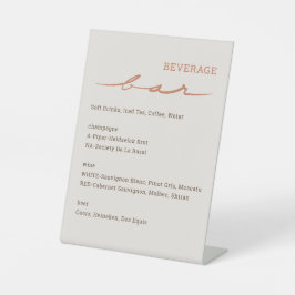 Hand Lettered Script Wedding 台座サイン