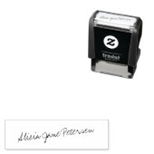 Hand lettered signature script elegant セルフインキングスタンプ (インサイチュ)