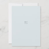 Hand Lettering Photo Wedding 招待状 (裏面)