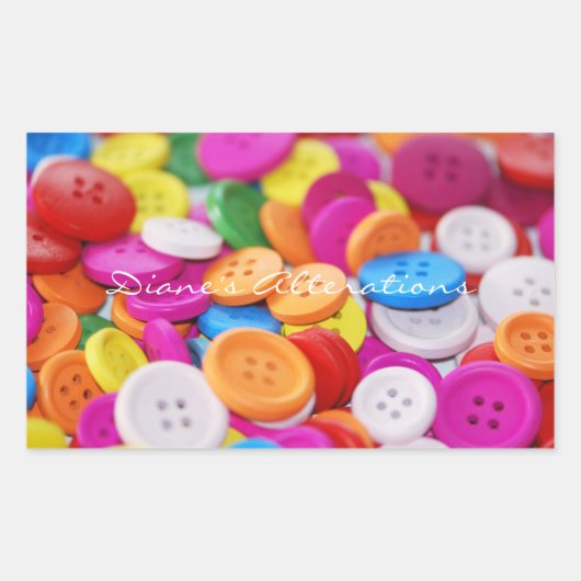 Hand Made for You Label 長方形シール (正面)