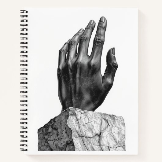 Hand of Creator - Marble Art Notebook ノートブック (正面)