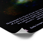 Hand of God Pulsar (PSR B1509-58) – ポスター (角)